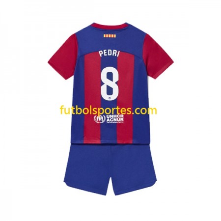 Camiseta FC Barcelona Pedri 8 Niño Primera Equipación 2023/2024